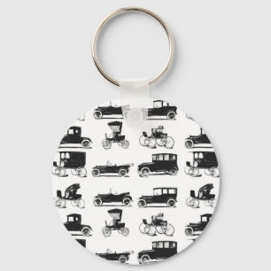 Porte-clés Collection of old and classic cars