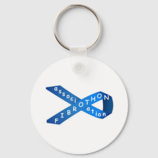 Porte-clés collection ruban bleu fibrothon