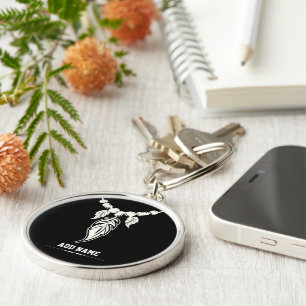 Porte-clés Collier Pendentif Plume pour Hommes – Minimaliste 