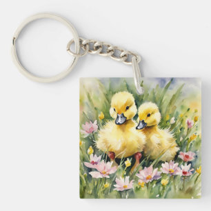 Porte-clés Colliers d'aquarelle dans le pré Fleur sauvage