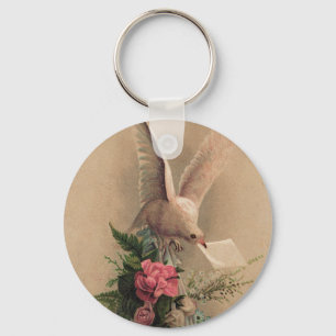 Porte-clés Colombe vintage