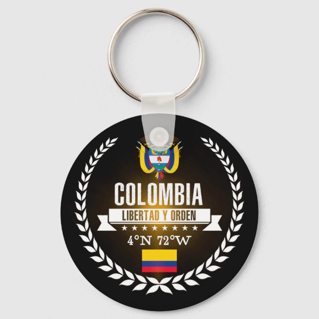 Porte-clés Colombie (Recto)