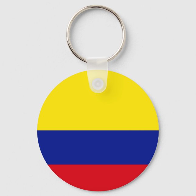 Porte-clés COLOMBIE : Drapeau du porte - clé colombien (Recto)
