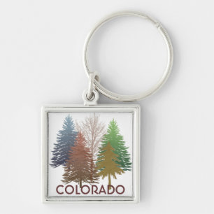 Porte-clés Colorado arbres colorés porte - clé