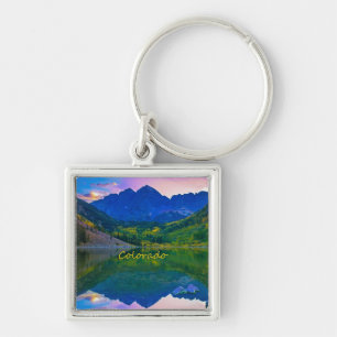 Porte-clés Colorado Rocky Mountains et le Lac