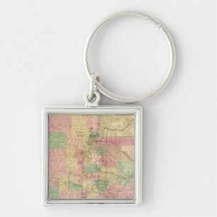 Porte-clés ColoradoPanoramic MapColorado