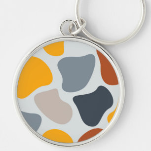 Porte-clés Colorful, cool, trendy, modern organic geometric