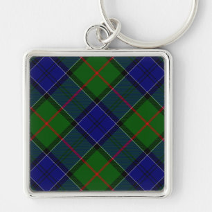 Porte-clés Colquhoun tartan bleu vert plaid