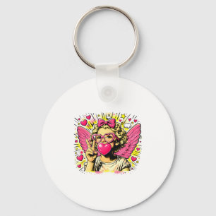 Porte-clés Com Saint-Valentin Cupidon Cœur Ange Amour Vacance