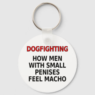 Porte-clés Combat de chiens : Comment les hommes avec des pet