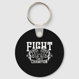 Porte-clés Combattre Comme Un Champion