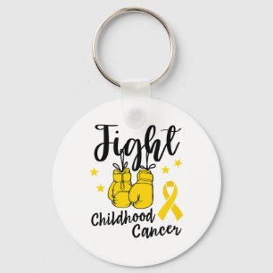 Porte-clés Combattre le cancer de l'enfant Guerrier en septem