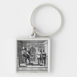 Porte-clés Comédiens au théâtre d'Hotel de la Bourgogne