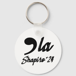 Porte-clés Comma-La Kamala Harris Shapiro 2024 Calligraphié