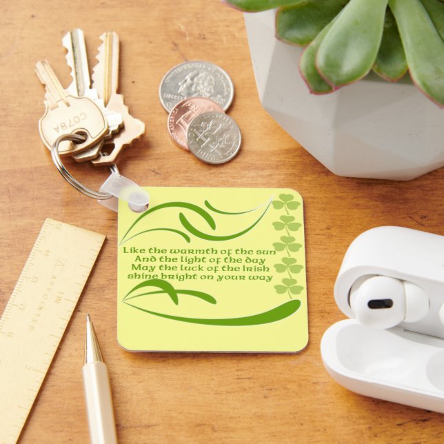 Porte-clés Comme la chaleur du soleil, la bénédiction irlanda (Bureau)