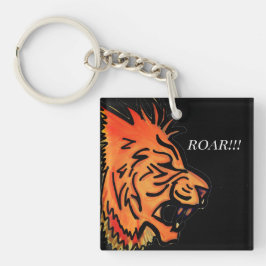Porte-clés comme un lion trivet boîte cadeau ocklac plaqué ar