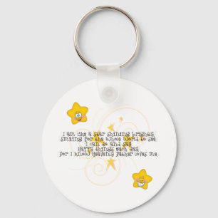Porte-clés comme une étoile brillante