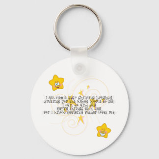 Porte-clés comme une étoile brillante