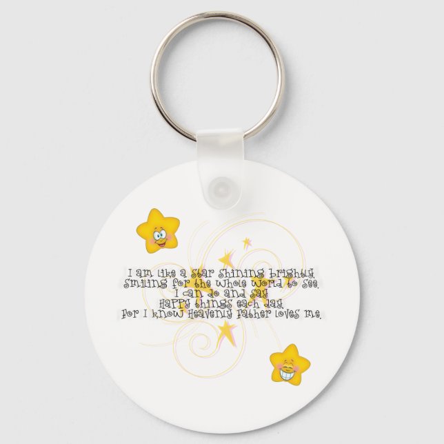 Porte-clés comme une étoile brillante (Recto)