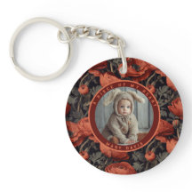 Porte-clés commémoratif exotique Photo Ranunculus