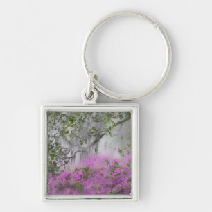 Porte-clés Composite numérique d'azalées et d'arbre magnolia