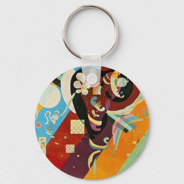 Porte-clés Compositon Abstrait Kandinsky IX (Recto)