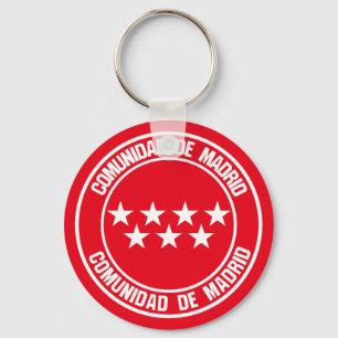 Porte-clés Comunidad de Madrid Round Emblem