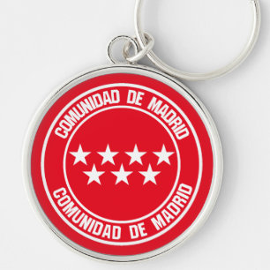 Porte-clés Comunidad de Madrid Round Emblem
