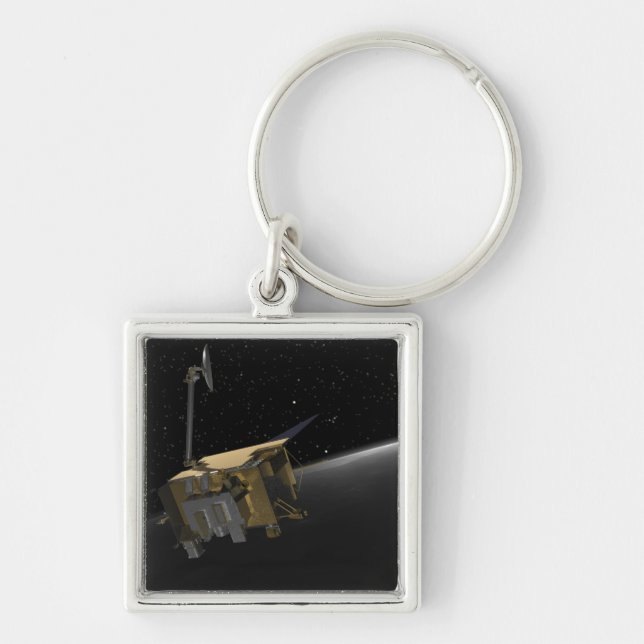 Porte-clés Concept artistique de la reconnaissance lunaire Or (Devant)