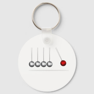 Porte-clés concept de boules d'argent du berceau newtons