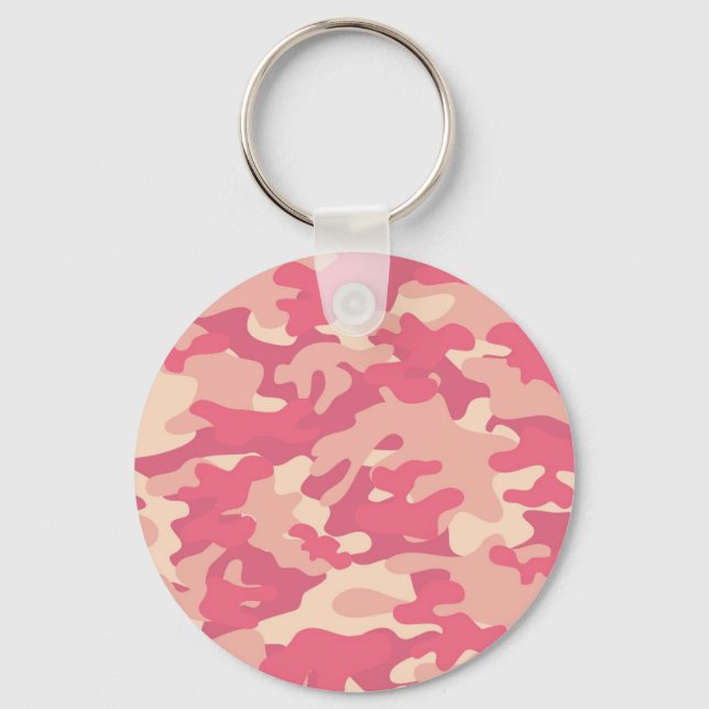 Porte-clés Conception Camo Rose (Recto)