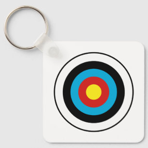 Porte-clés Conception cible Bullseye