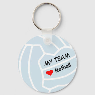 Porte-clés Conception de balle de netball personnalisée