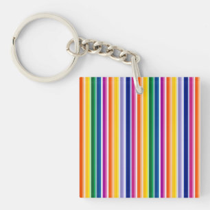 Porte-clés Conception de bandes verticales colorées