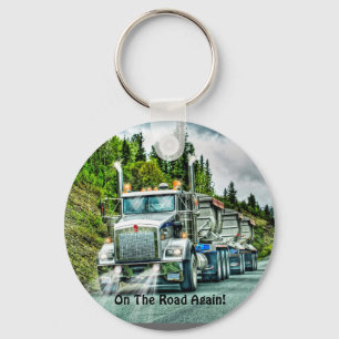 Porte-clés Conception de camions Big Rig Trucker pour les ama