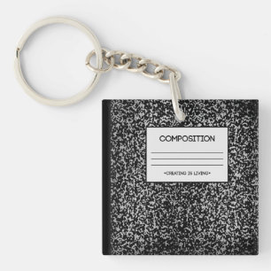 Porte-clés Conception de carnet de composition