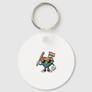 Porte-clés Conception de chemise de fierté de baseball de coe