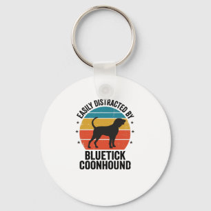 Porte-clés Conception de chemise pour amateur de chien vintag