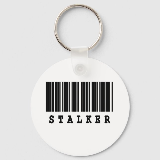 Porte-clés conception de code-barres stalker (Recto)