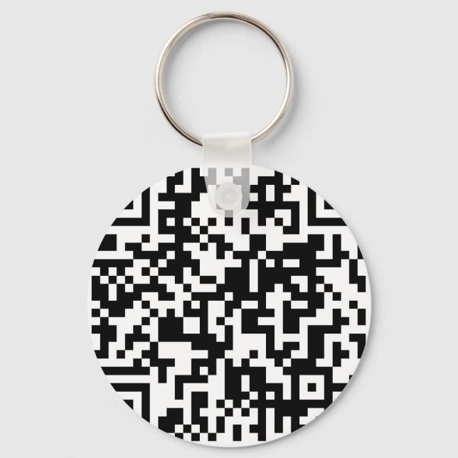Porte-clés conception de code QR (Recto)