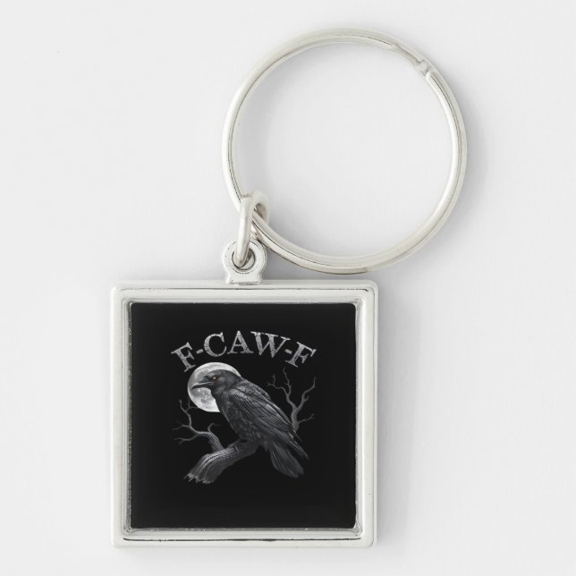 Porte-clés Conception de design classique gothique cool F-Caw (Devant)