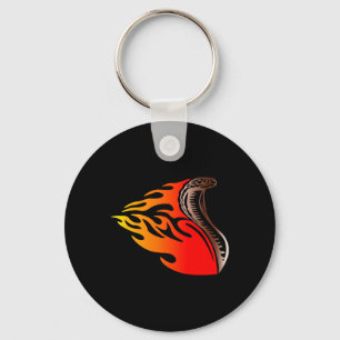 Porte-clés conception de flammes de cobra