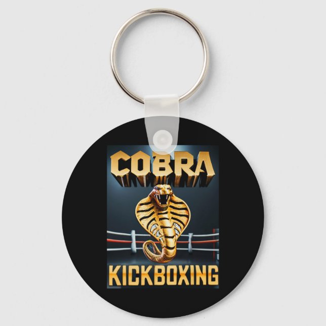 Porte-clés Conception de kickboxing Cobra par Don Castillo  (Recto)