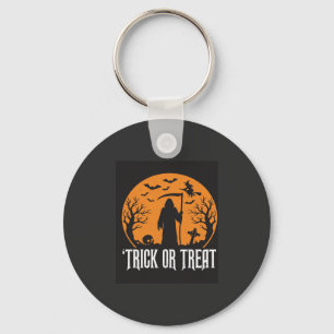 Porte-clés Conception de la Faucheuse pour Halloween Trick or