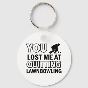 Porte-clés Conception de Lawnbowling cool