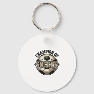 Porte-clés Conception de maillot de champion de football vint