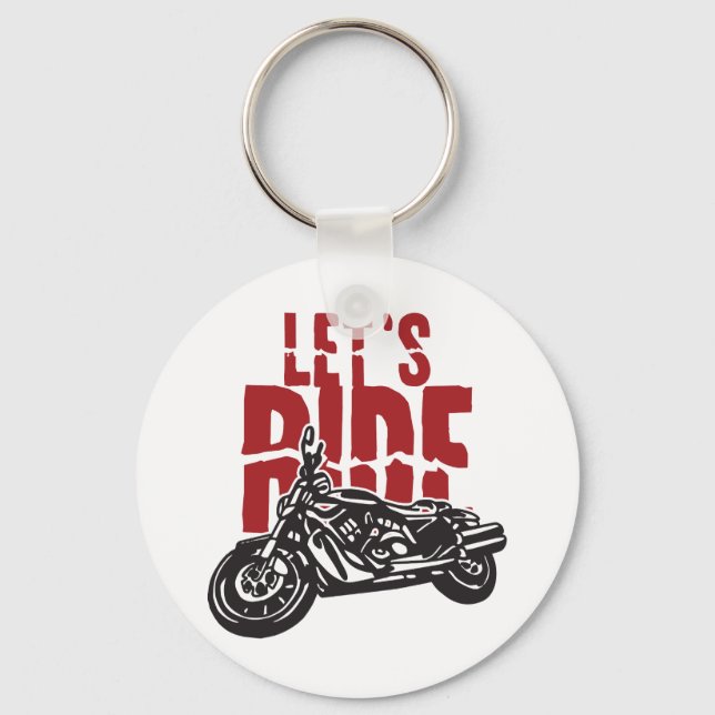 Porte-clés Conception de motocycle (Recto)