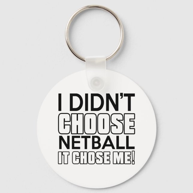 PORTE-CLÉS CONCEPTION DE NETBALL (Recto)