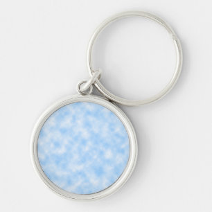 Porte-clés Conception de nuages bleus et blancs