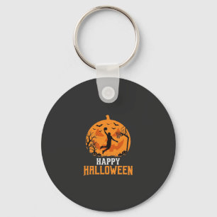 Porte-clés Conception de panier de basketball Halloween Dunk